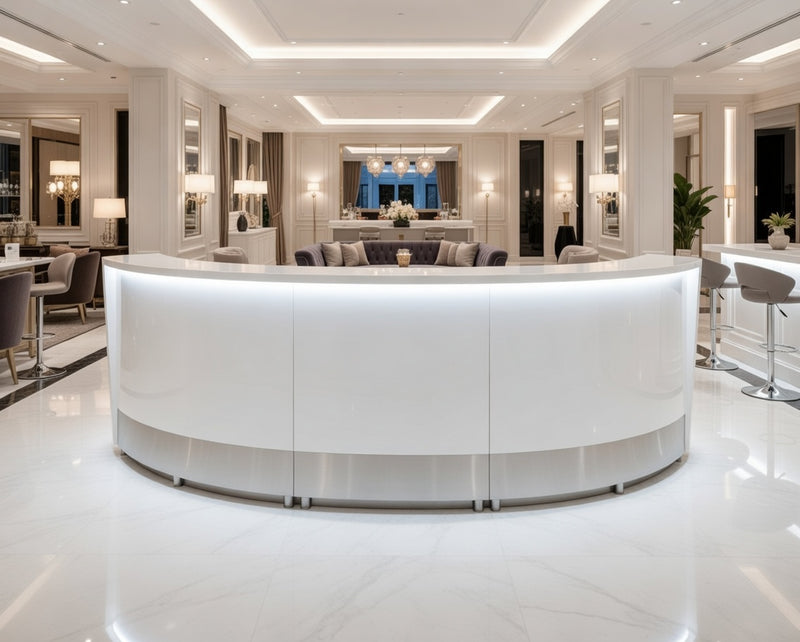 Front Counter Coverage Front Reception Counter For Pub, Hotel, Hospital, Iluminated / Counter ...