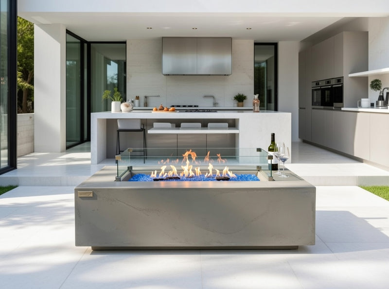 Meteora Fire Table Plus Weather Cover