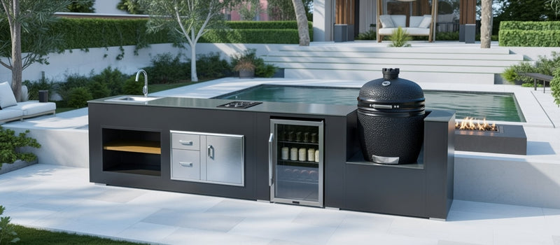 Grillandia Outdoor Kitchen  Bastard Egg, Sink, and Hob | 4.4M