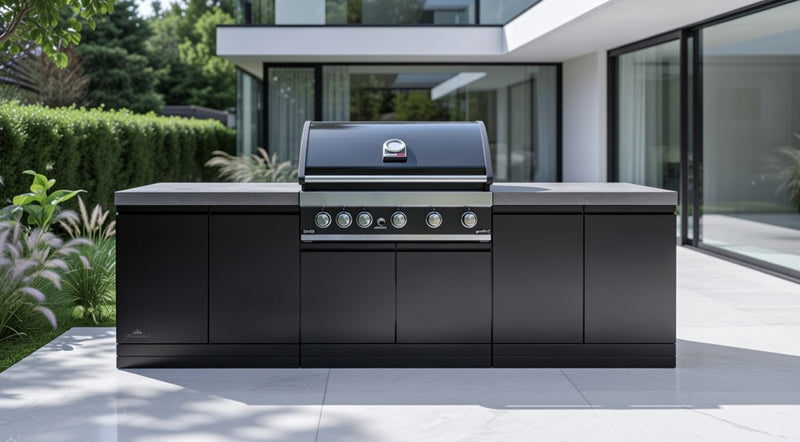 GrandPro Outdoor Kitchen with 5 Burner BBQ - 2.6m