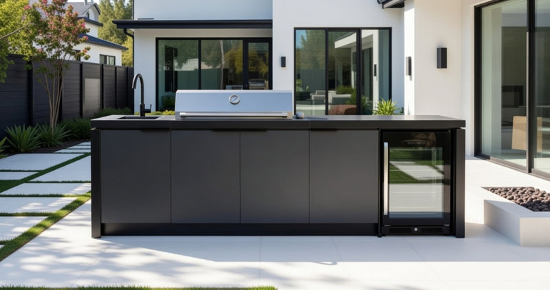 Cabinex Classic Outdoor Kitchen Proline Built-In 6 Burner BBQ Hood | 2.9Meters