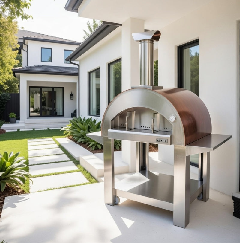 Alpha Pro Grande Wood-Fired Pizza Oven | Antique Copper