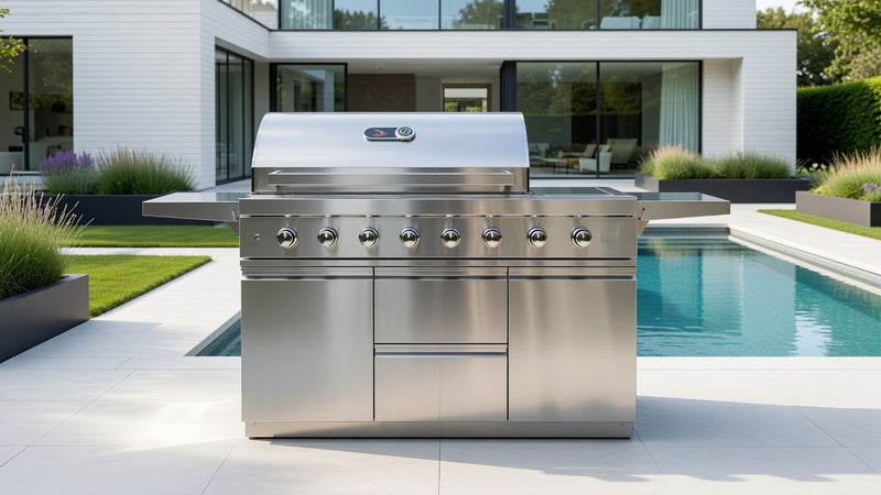 Whistler Cirencester 6-Burner Gas Barbecue and Side Burner | New and Upgraded