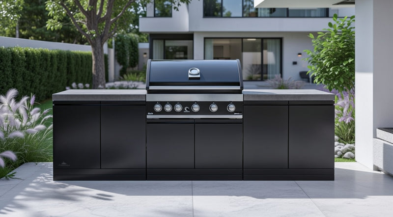 GrandPro Outdoor Kitchen with 5 Burner BBQ - 2.6m
