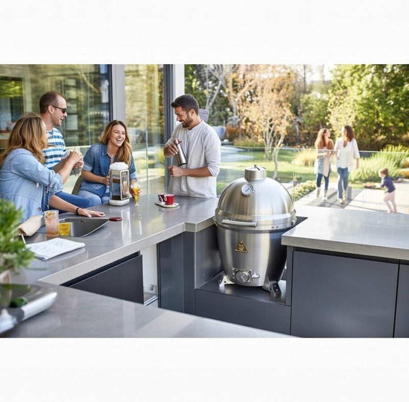 Blaze Cast Aluminium Kamado Grill – Premium Outdoor BBQ