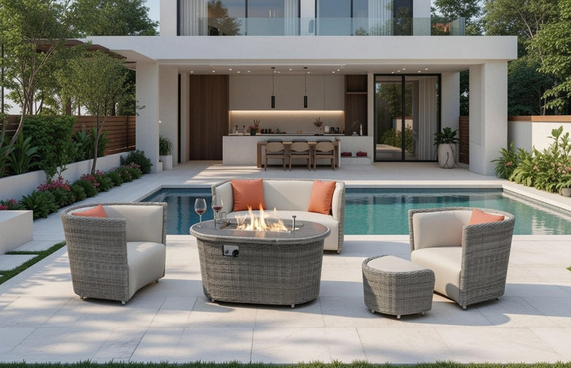 Oxford Firepit Sofa Set