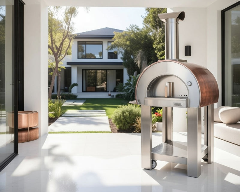 Alpha Pro Piccolo Wood-Fired Pizza Oven | Antique Copper