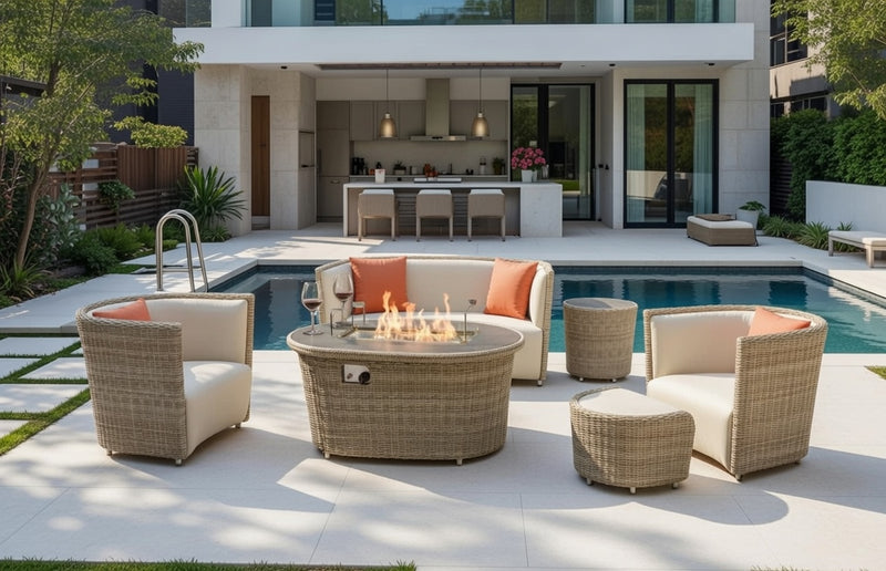 Oxford Firepit Sofa Set