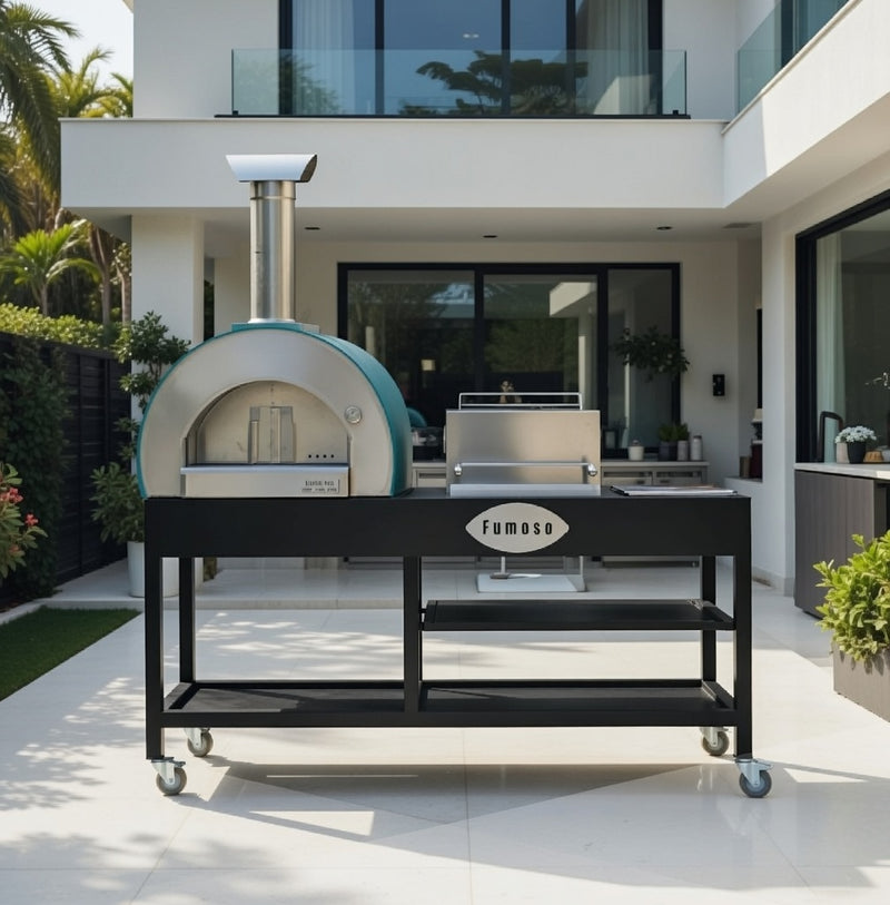 Fumoso Piccolo Pizza Oven & Grill Set - Teal