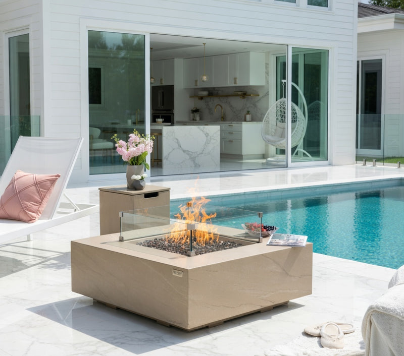 Fire Table Uluru - Sunlight Yellow | Complete Set