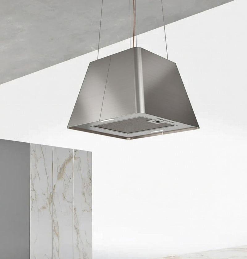 Airforce Gaia 45cm Island Cooker Hood with Touch Control Buttons in Stainless Steel Finish