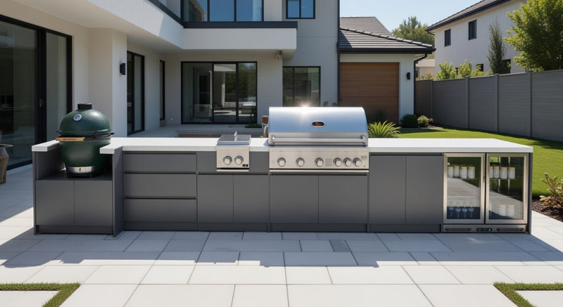 Whistler Fairford Outdoor Kitchen with Burford 5 Burner BBQ | 5.2M Full-Length