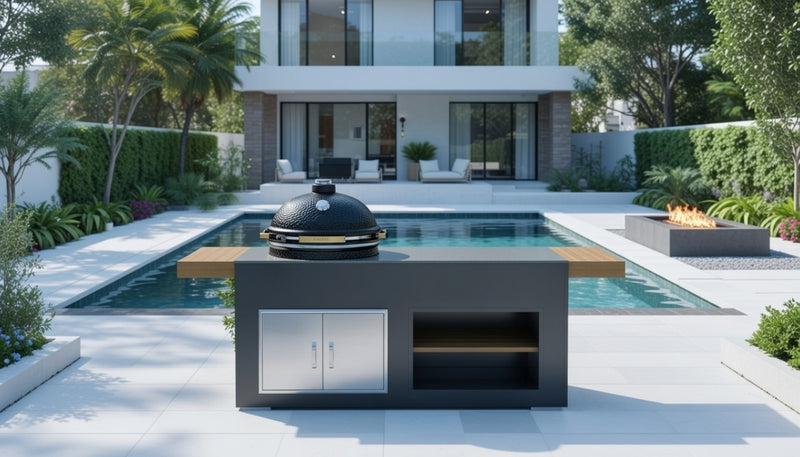 Grillandia Outdoor kitchen Yakiniku XX Large Kamado Charcoal Grill | 2M