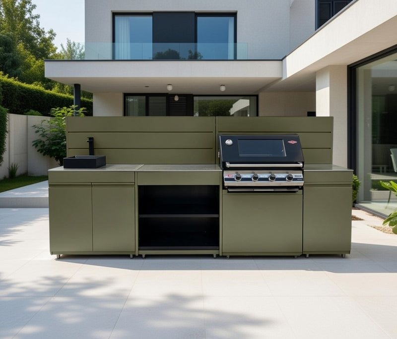 Vision Outdoor Kitchen, BeefEater 4 and Sink | 3.7M