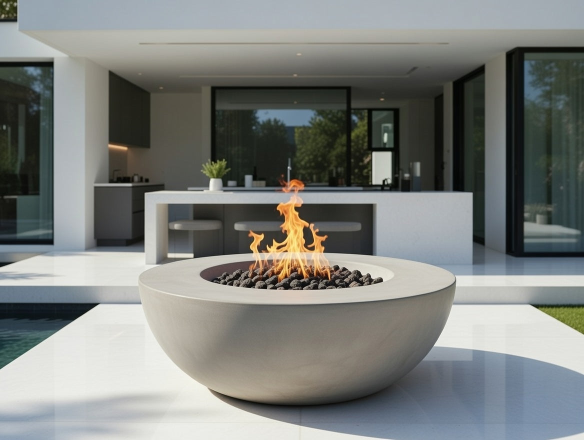 Lunar Fire Bowl & Weather Cover | Garden Fire Pit UK — Primecookout Ltd