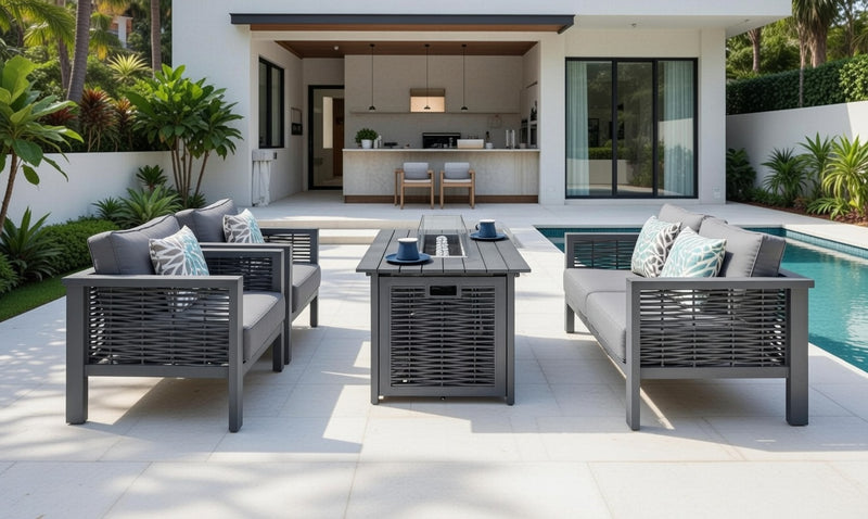 Dallas Firepit Sofa Set