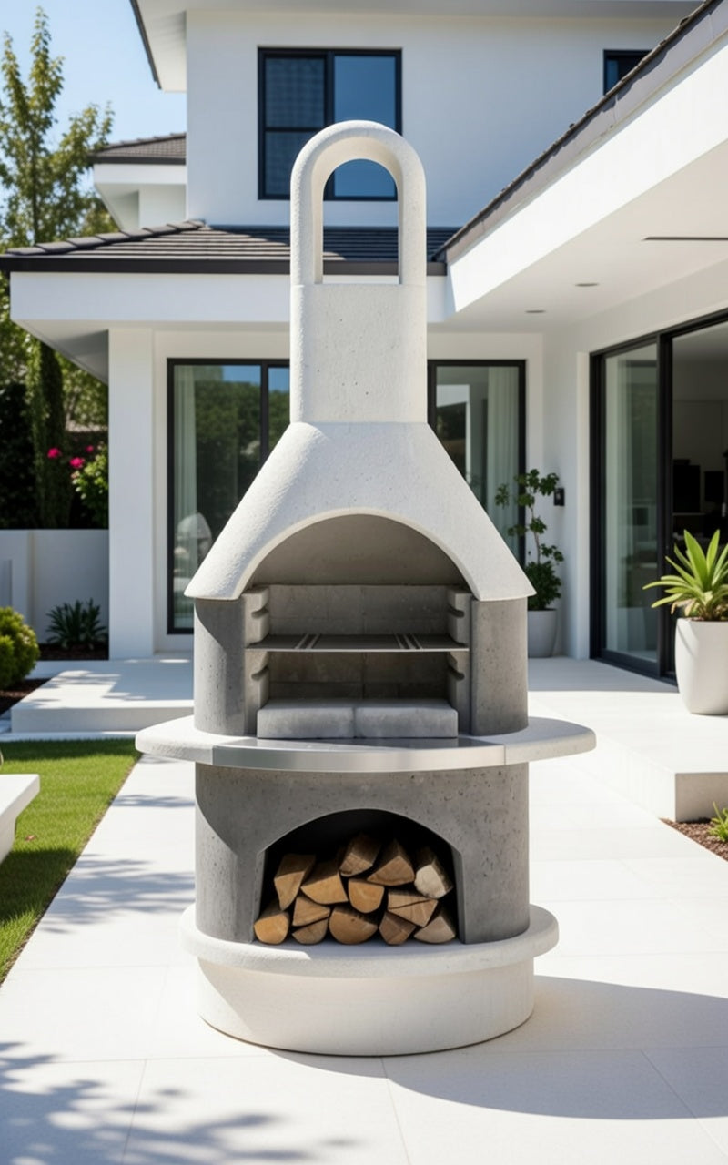 Buschbeck Stockholm Masonry Barbecue and Base