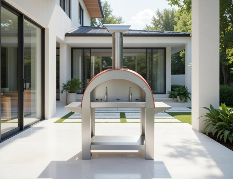 Alpha Pro Grande Wood-Fired Pizza Oven | Red