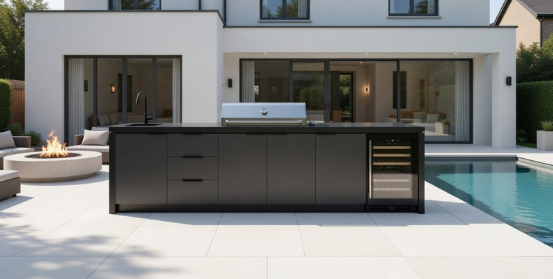 Cabinex Premium Outdoor Kitchen Proline Built-In 6 Burner BBQ Hood | 3.5 Meters