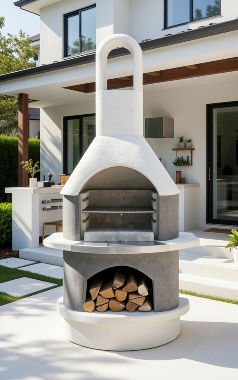 Buschbeck Stockholm Masonry Barbecue and Base