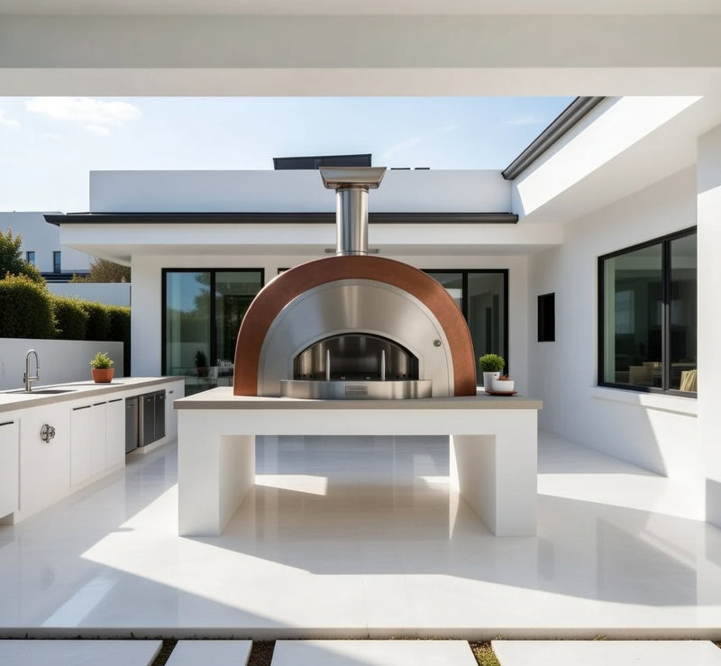 Titano Pizza Oven Built in Residential & Commercial -  Antique Copper