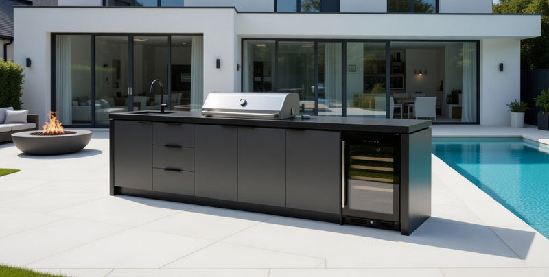 Cabinex Premium Outdoor Kitchen Proline Built-In 6 Burner BBQ Hood | 3.5 Meters