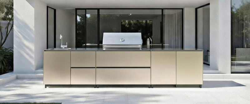 Hoppilif Outdoor Kitchen | BeefEater Proline & Sink – Champagne (3.6m)