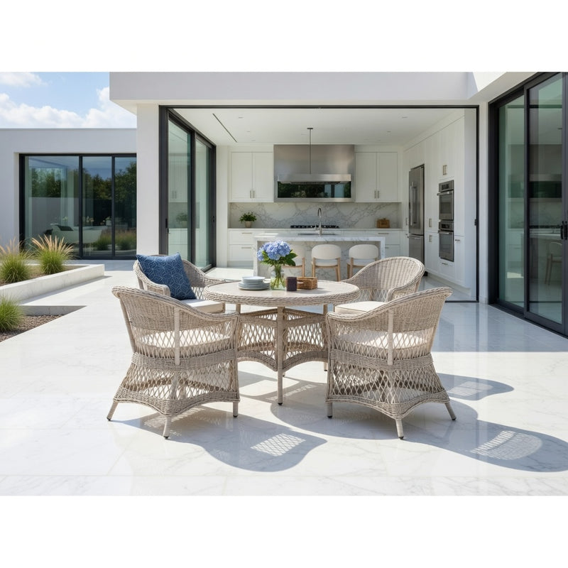 Norfolk Leisure Cotswold - Wicker 4 seater dining