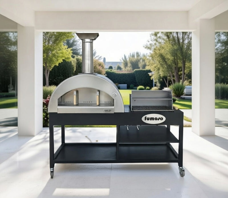 Alpha Pro Fumoso Grande Pizza Oven & Grill Set | Stainless Steel