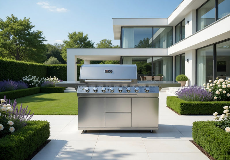 Whistler Cirencester 6-Burner Gas Barbecue and Side Burner | New and Upgraded