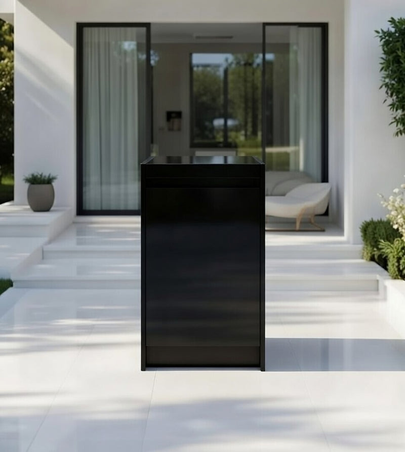 Whistler Fairford Outdoor Kitchen Black Single Door Cabinet