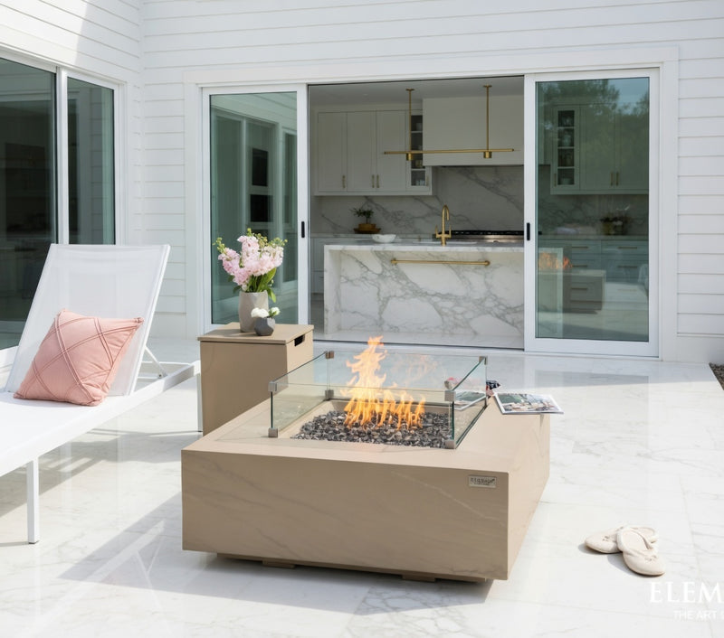 Fire Table Uluru - Sunlight Yellow | Complete Set