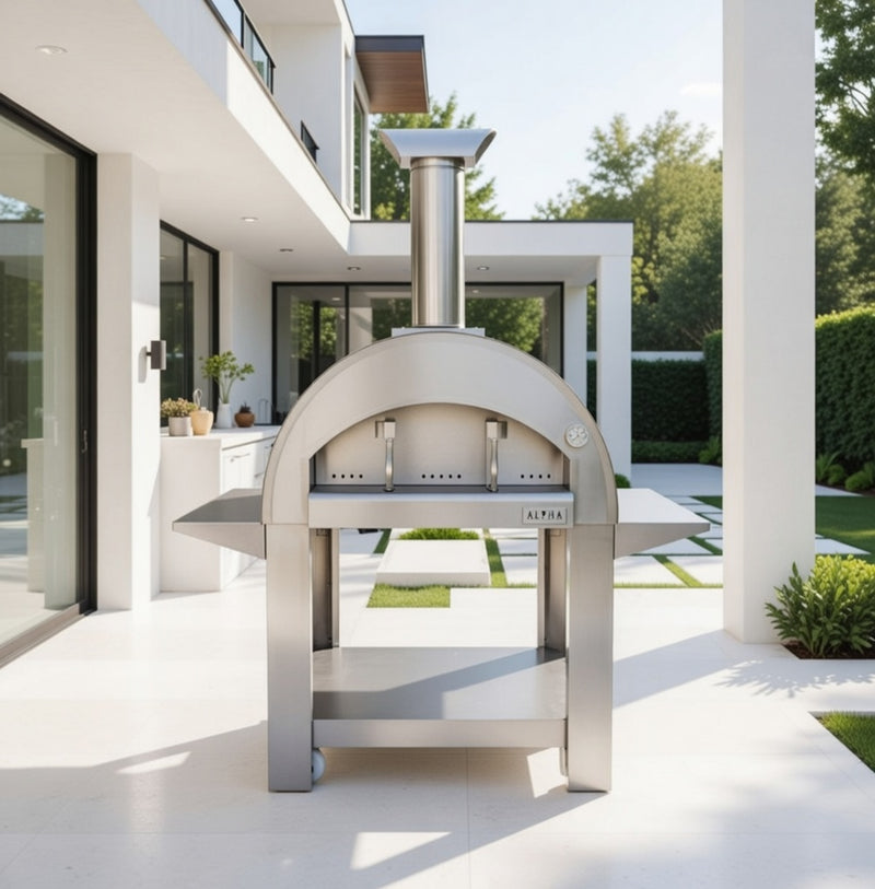 Alpha Pro Grande Wood-Fired Pizza Oven | Stainless Steel