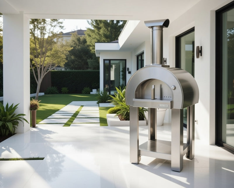 Alpha Pro Piccolo Wood-Fired Pizza Oven | Stainless Steel