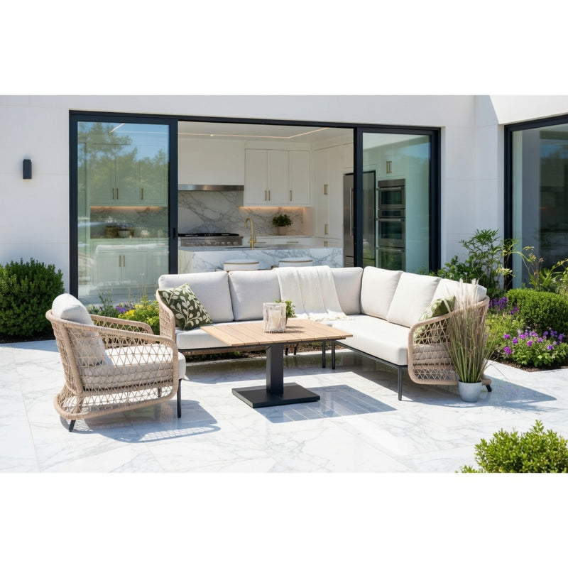 Norfolk Leisure Peakdale Mini Corner Set With Adjustable Table