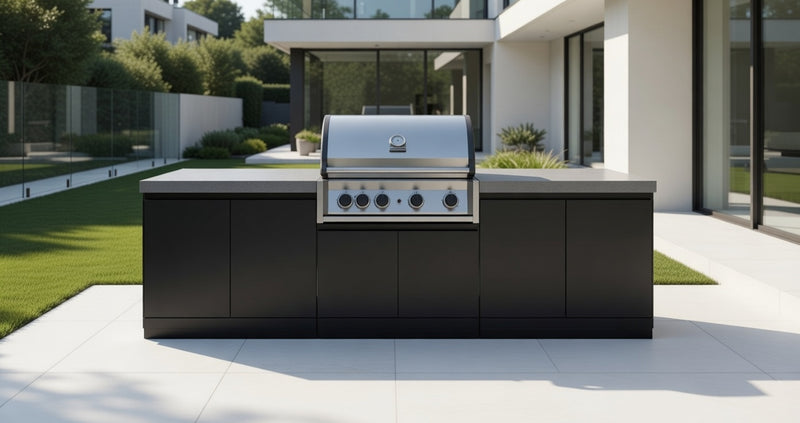GrandPro Outdoor Kitchen with Elite Pro 4 Burner - 2.7m