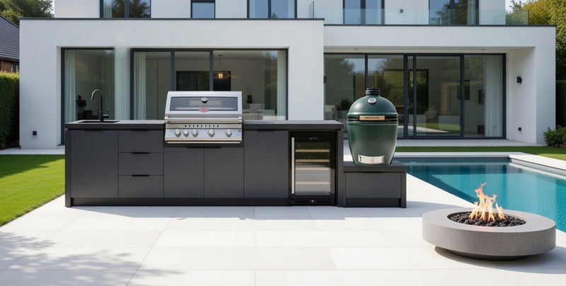 Cabinex Premium Outdoor Kitchen Beefeater 7000 Premium 4 Burner And Green Egg | 3.2Meters