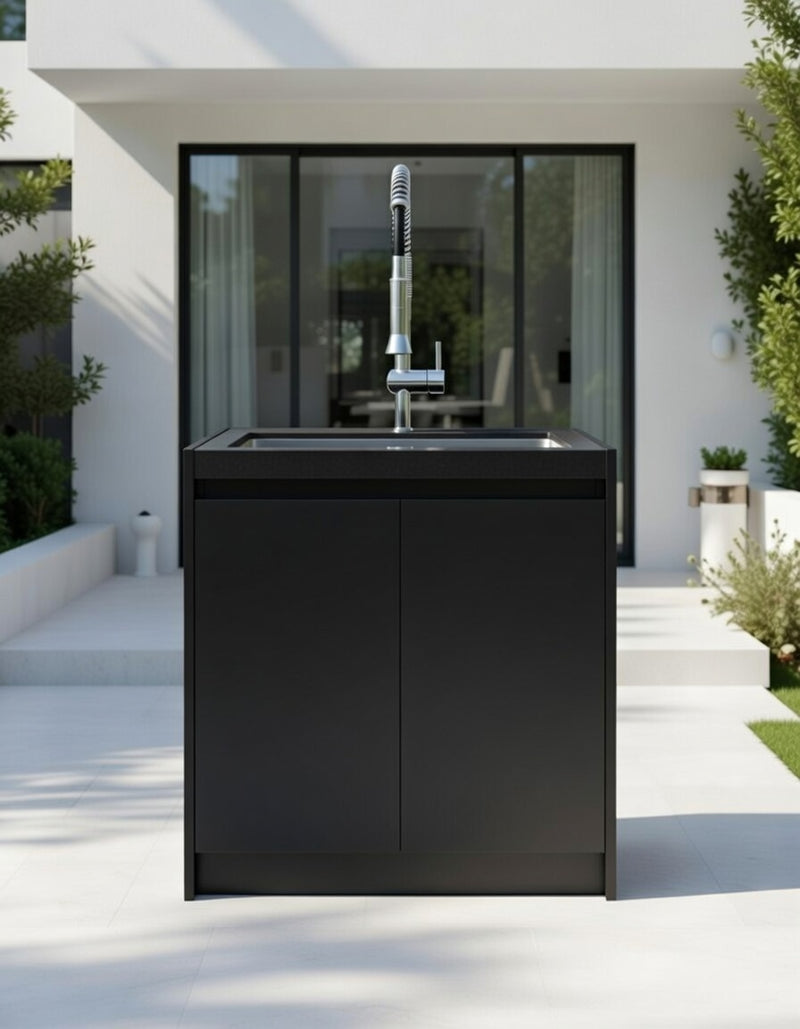 Whistler Fairford Outdoor Kitchen Black Sink | 80cm