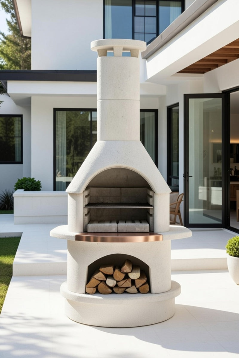 Buschbeck Venezia Masonry Barbecue and Base