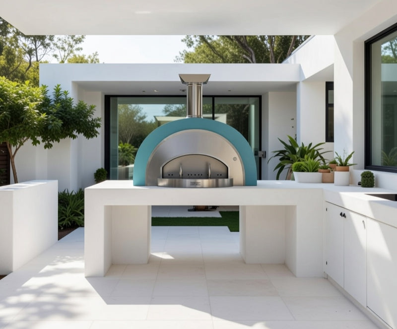 Titano Pizza Oven Built in Residential & Commercial - Teal