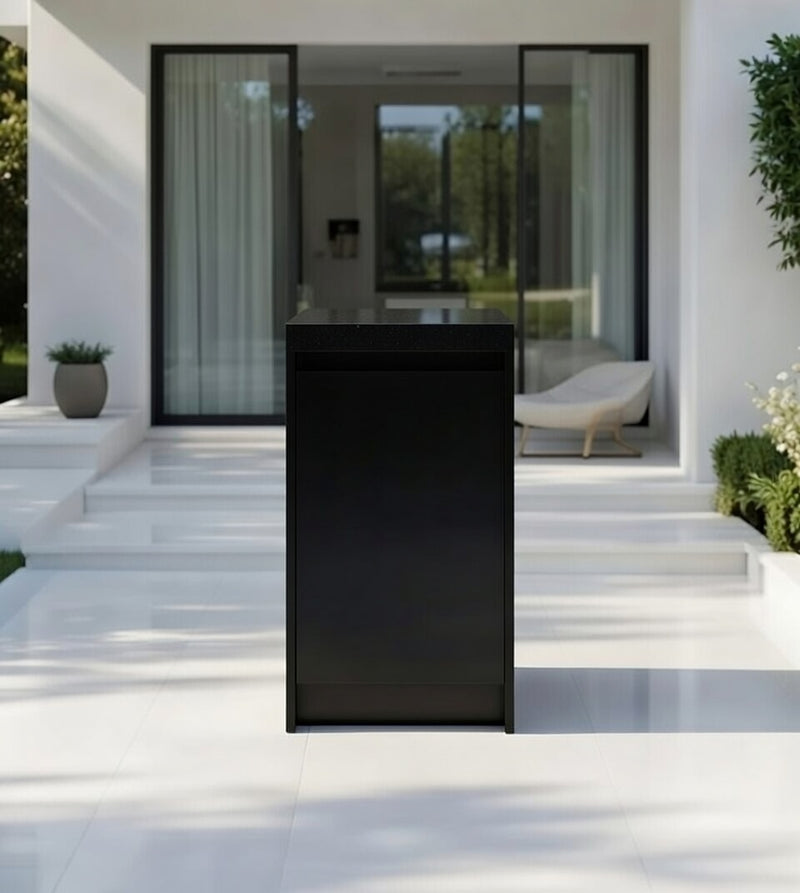 Whistler Fairford Outdoor Kitchen Black Single Door Cabinet