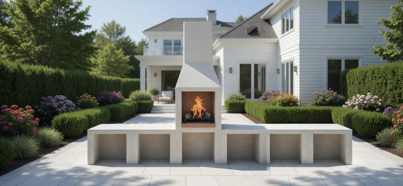 Schiedel 500 Outdoor Fireplace