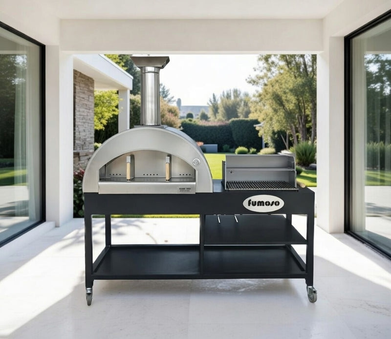 Alpha Pro Fumoso Grande Pizza Oven & Grill Set | Stainless Steel