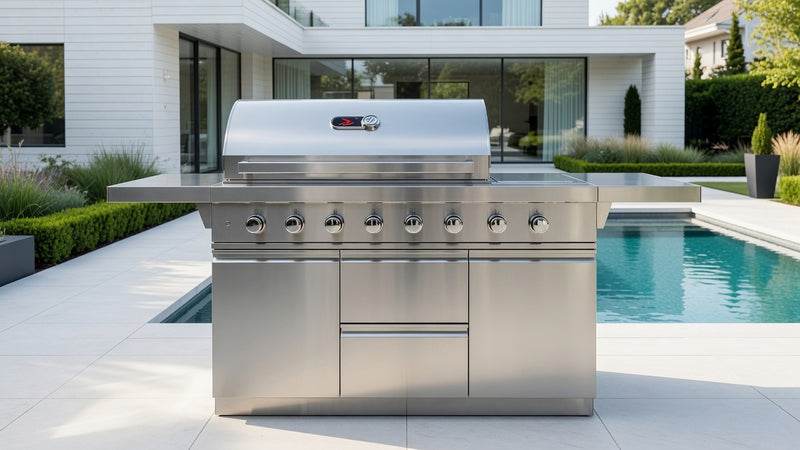 Whistler Cirencester 6-Burner Gas Barbecue and Side Burner | New and Upgraded