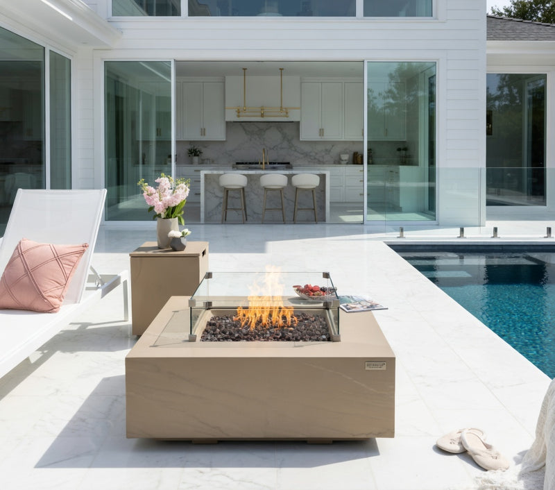 Fire Table Uluru - Sunlight Yellow | Complete Set