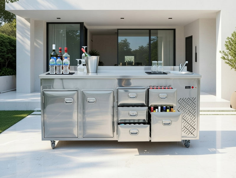 Outdoor Climate Refrigerator Bar