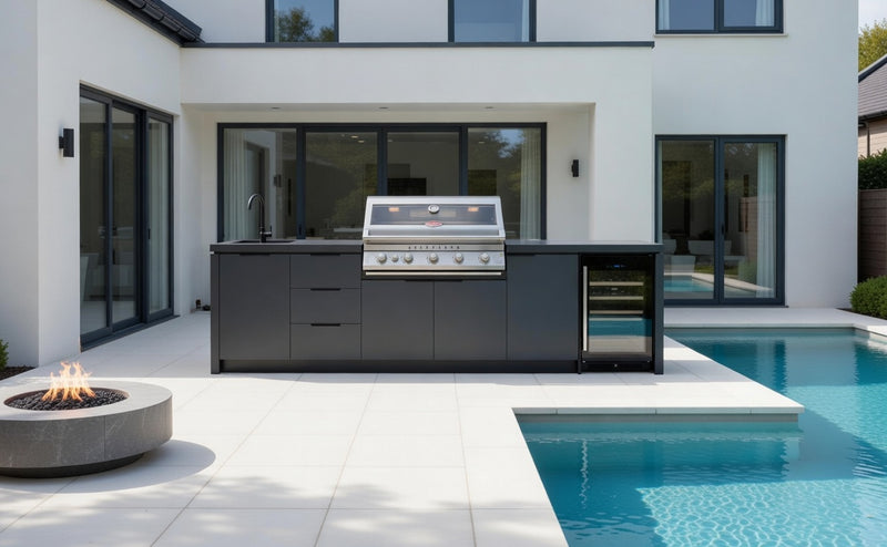 Cabinex Premium Outdoor Kitchen, Beefeater 7000 Premium 5 Burner | 3.2Meters