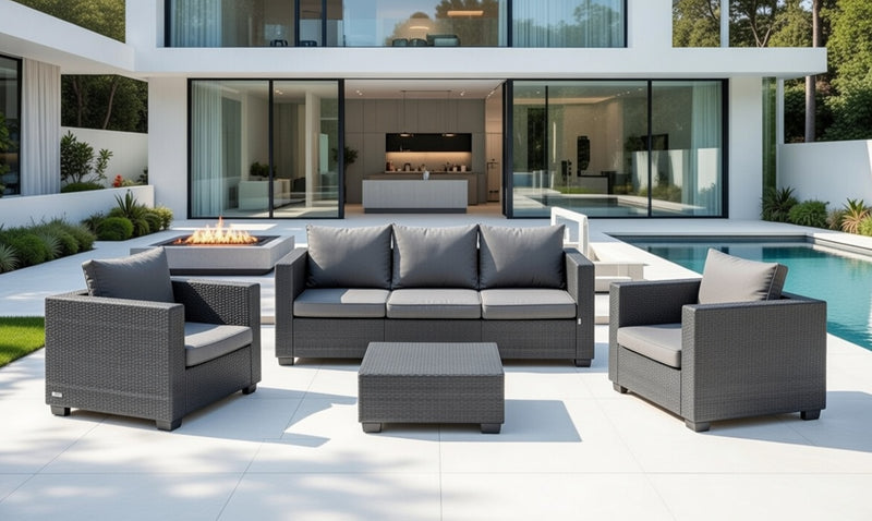 KETER Salta 5 Seat Sofa Set