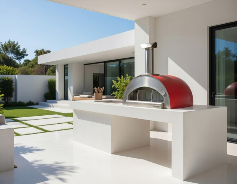 Grande Pizza Oven Built in - Poppy Red