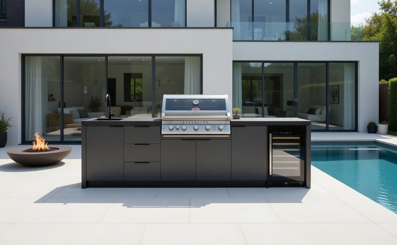Cabinex Premium Outdoor Kitchen, Beefeater 7000 Premium 5 Burner | 3.2Meters